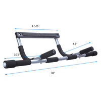 Thumbnail for Shows the dimensions of the Simple Iron Doorway Pull-Up Bar
