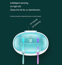 Thumbnail for Wall-Mounted UV Light Toothbrush Sanitizer Box angle 2